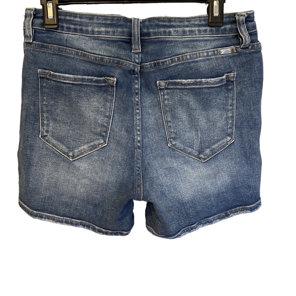 KanCan Blue Jean Shorts Mid-Rise Button Fly - Picture 3 of 5